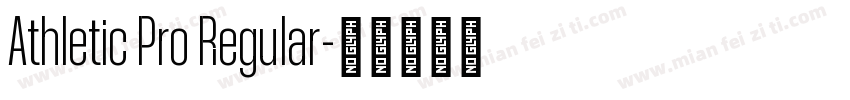 Athletic Pro Regular字体转换